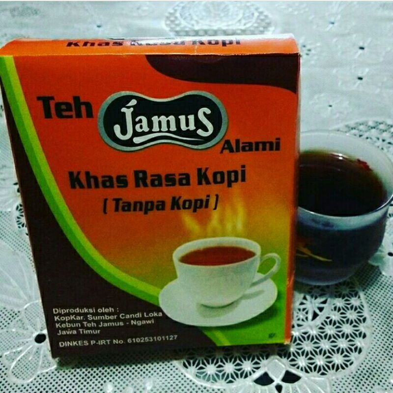 teh rasa kopi tanpa kopi 100% alami ori jamus