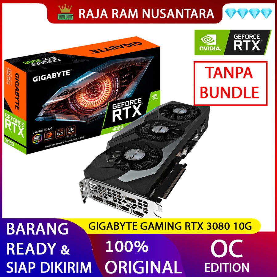 VGA GIGABYTE GAMING RTX 3080 OC 10 GB VGA GeForce RTX3080 10GB