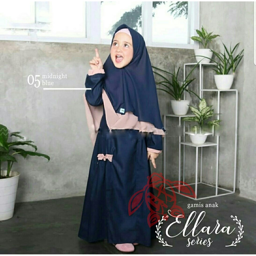 Dress Ilora - Pakaian Anak - Gamis Anak Perempuan Terbaru