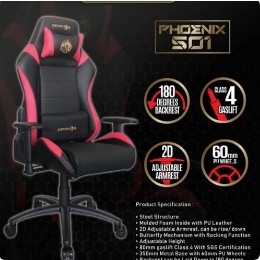 KURSI GAMING / GAMING CHAIR IMPERION PHOENIX SERIES 501