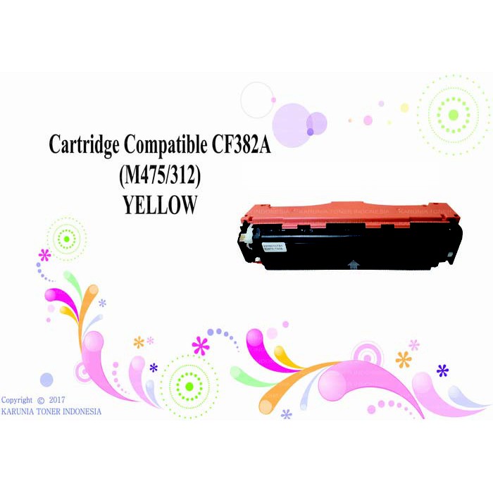 Catridge Compatible M351 M451 MFP M375 M475 CF382A YELLOW