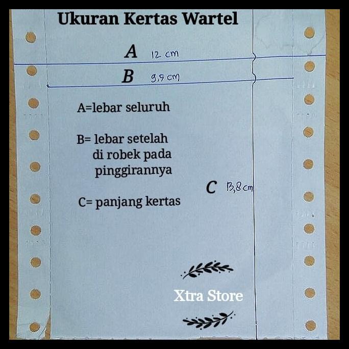 

TERBARU KERTAS WARTEL 2PLY CONTINUOUS FORM 1/4 LETTER TERBARU