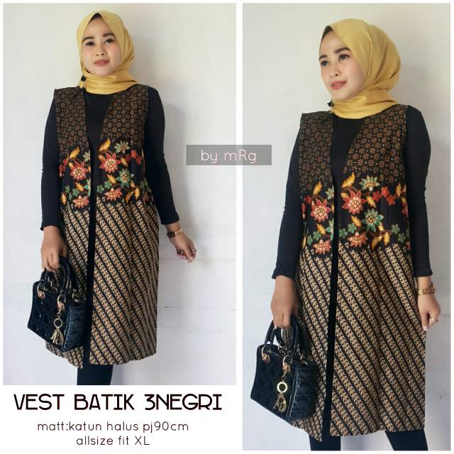 Vest Batik 3Negri