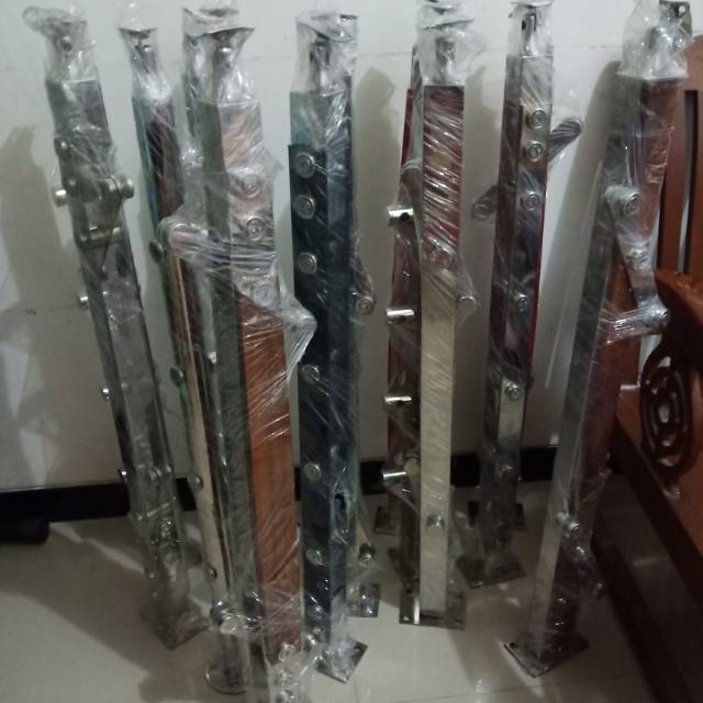Tangga Railing Tiang Railing Stainless Shopee Indonesia