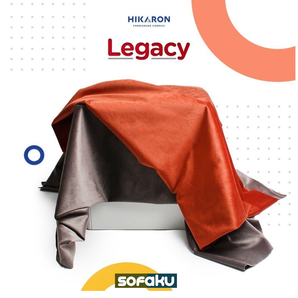 LEGACY : Bahan Suede Hikaron Velvet Untuk Jok Kursi Kain Sofa / Bahan Legacy Kain Beludru Lembut Mew