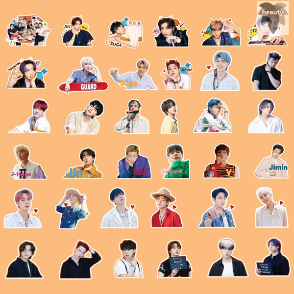 85 Lembar Stiker Kpop BTS Bangtan Boys Permision to Dance Album Untuk Koleksi Fans