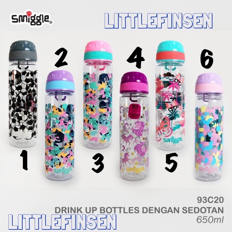 GF51D botol minum smiggle /botol smiggle 650 /botol smiggle dino/botol sedot smiggle
