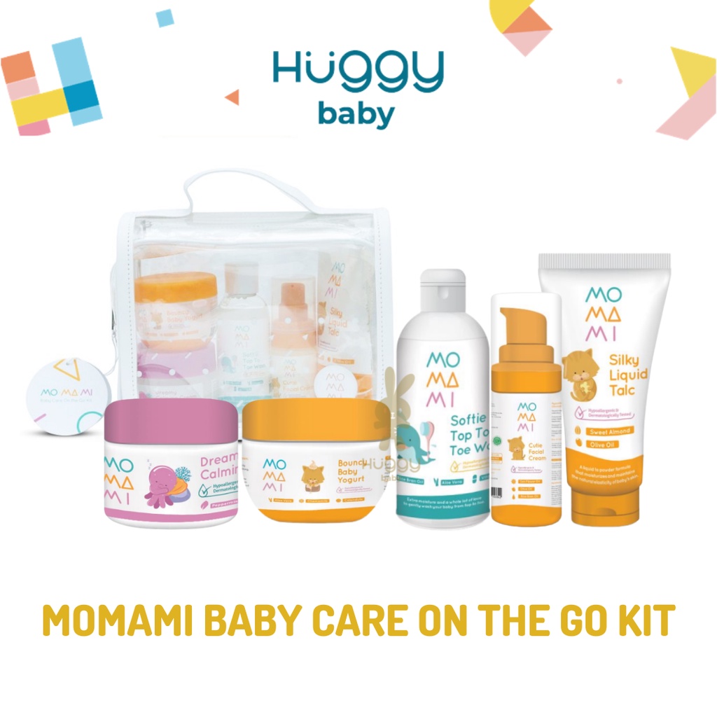 Momami Baby Care On The Go Kit - Perlengkapan Perawatan Bayi