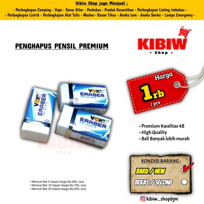 

1pcs penghapus pensil premium | Beli Banyak lebih murah
