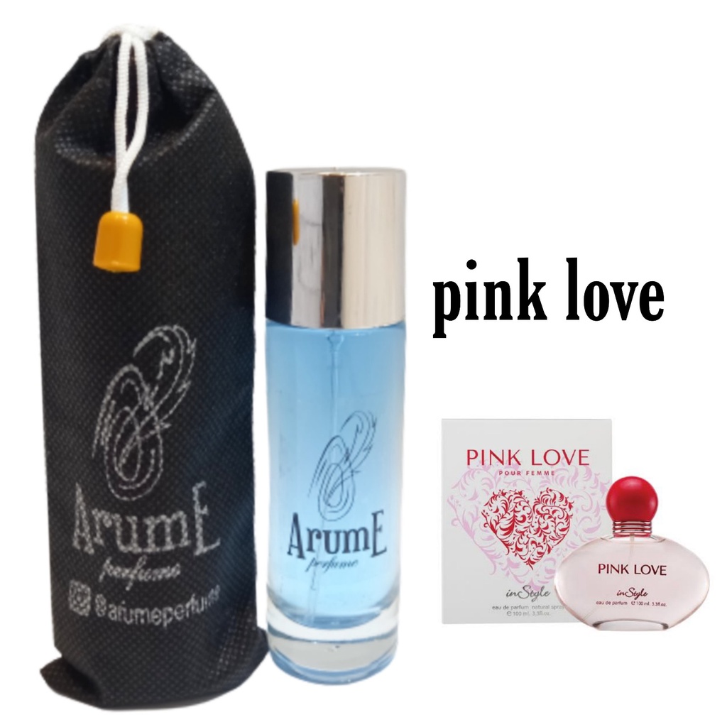 Pink love parfum wanita /parfum tahan lama/parfum refill non alkohol