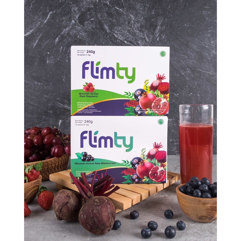 Flimty fiber antioxidant - minuman detox