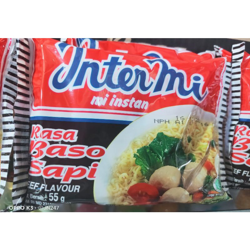 Jual Mie Instant Intermie Kuah Rasa Baso Sapi Shopee Indonesia