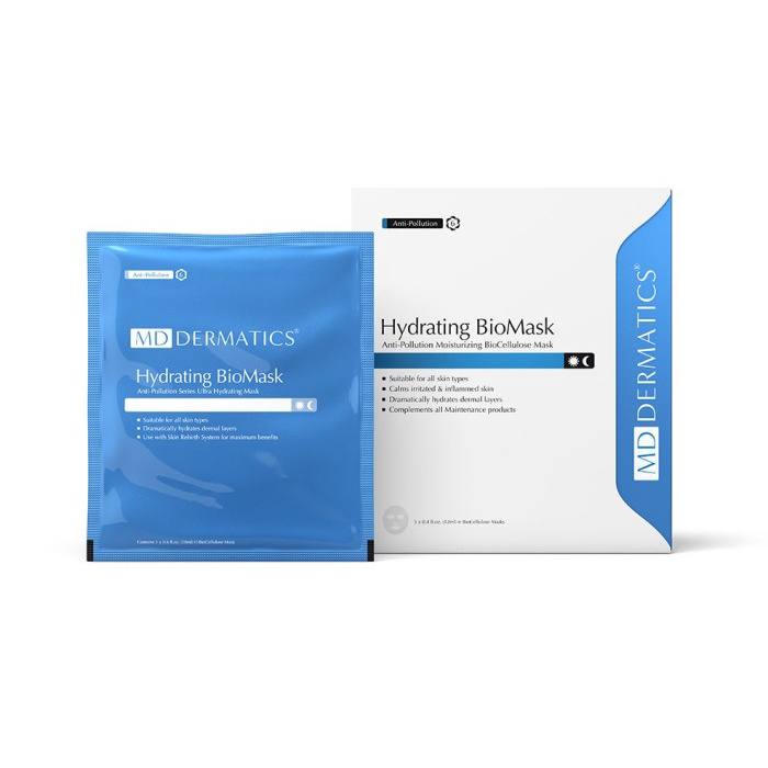 MD Dermatics Hydrating Whitening Depuffing Eye BioMask masker