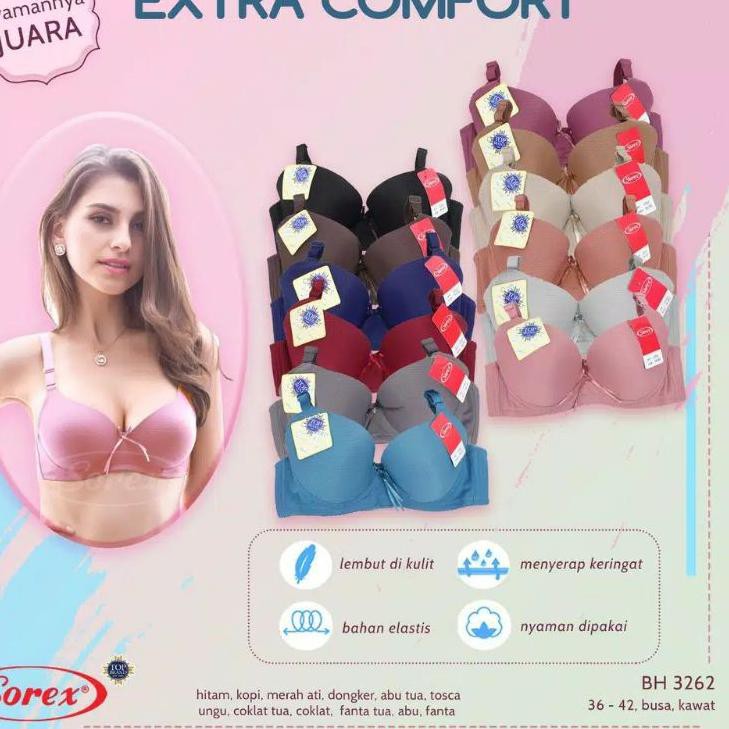 BRA SOREX KAWAT CUP FULL/BH SOREX 3262 CUP BESAR ♥