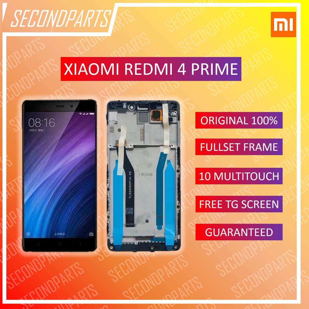 [ORIGINAL ASLI] LCD TS FULLSET FRAME XIAOMI REDMI 4 PRIME