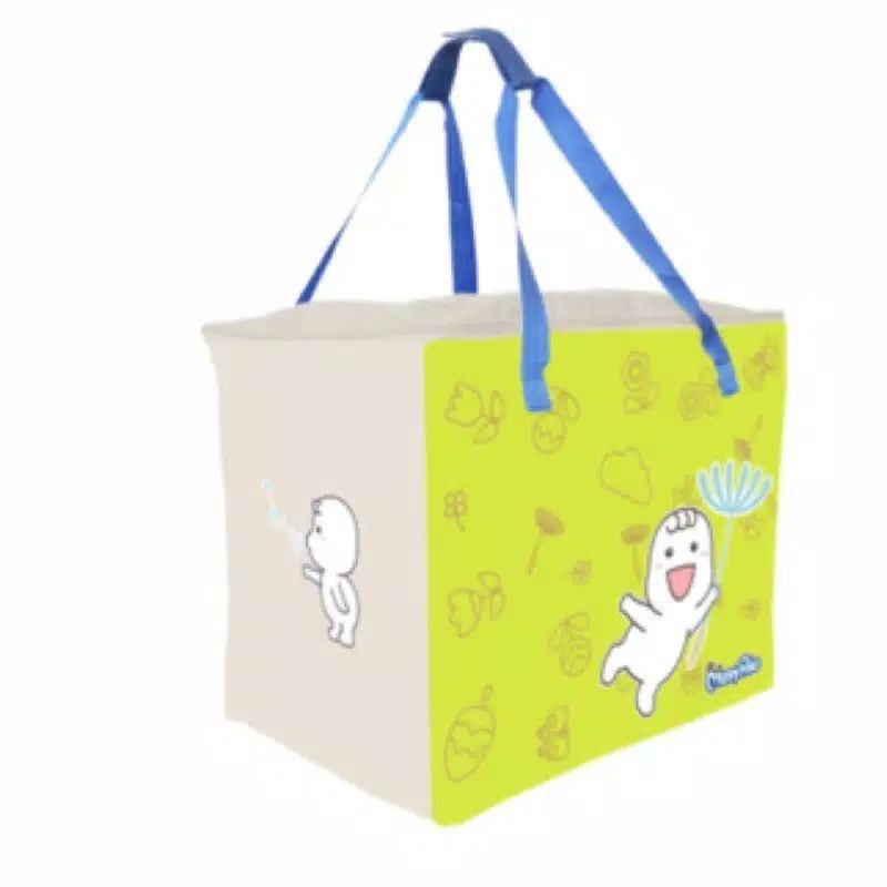 Original Mamypoko Diapers Storage Bag Tas Popok Biru Hijau Pelangi Diaper Bags