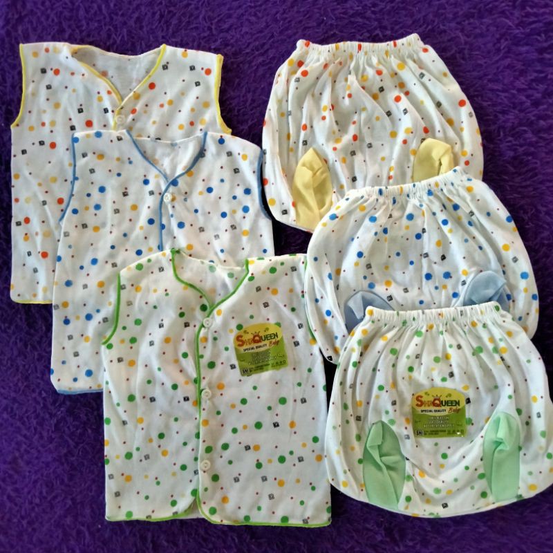 K-TNA SNI 3 Setelan MOTIF Baju Kutung Celana Pop Newborn Setelan Bayi Perlengkapan bayi