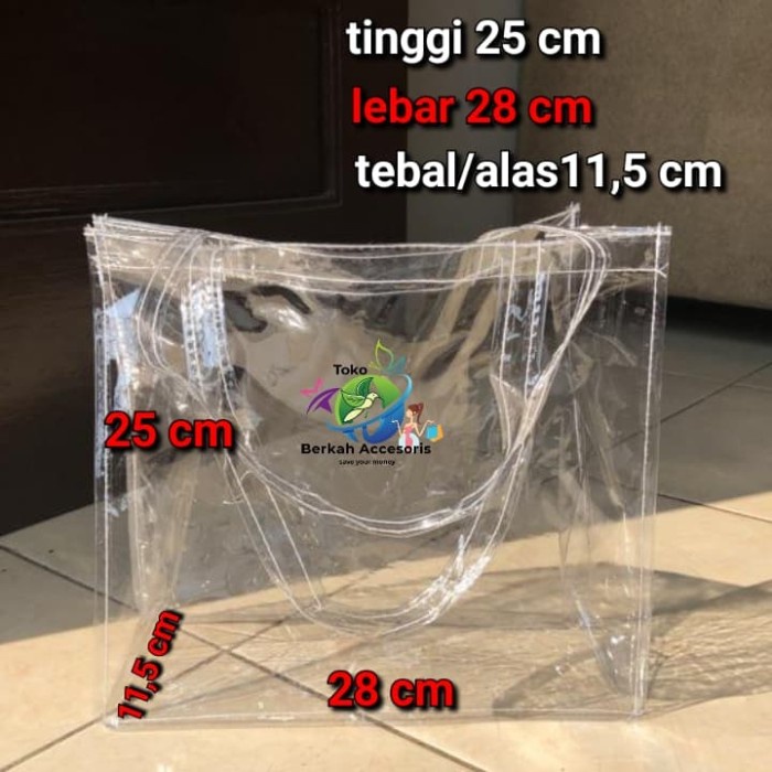 

NEW TAS MIKA TRANSPARANT / GOODIE BAG / TOTE BAG