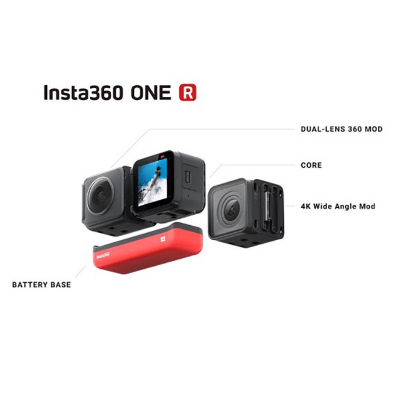 Insta360 Action Cam |  Insta 360 Action Camera One R Twin Edition -  GaransiResmi
