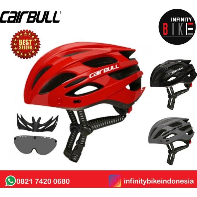 Helm helmet sepeda Cairbull Magnetic Goggles CB-10 Spark MTB Seli Road
