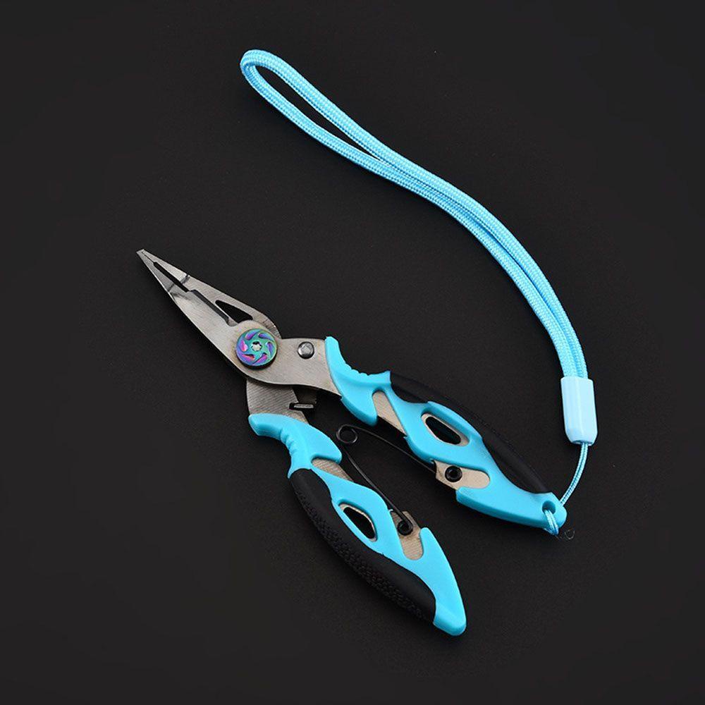 Lanfy Alat Pemotong Pancing Fishing Tackle Multifungsi Fish Controller Stainless Steel Outdoor Split Ring Tang Hook Remover