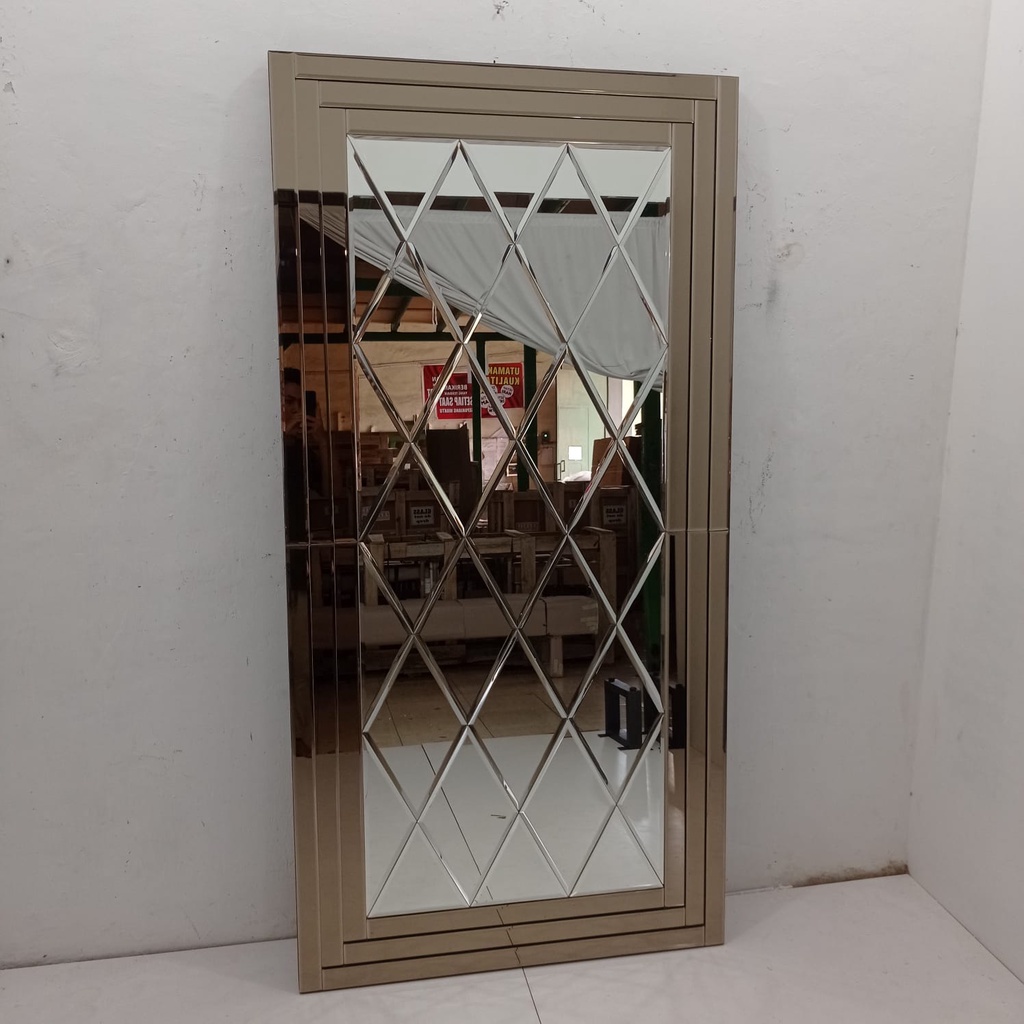 Jual Cermin Dinding Bevel/Hiasan Dinding Kaca Bevel/Dekorasi Dinding