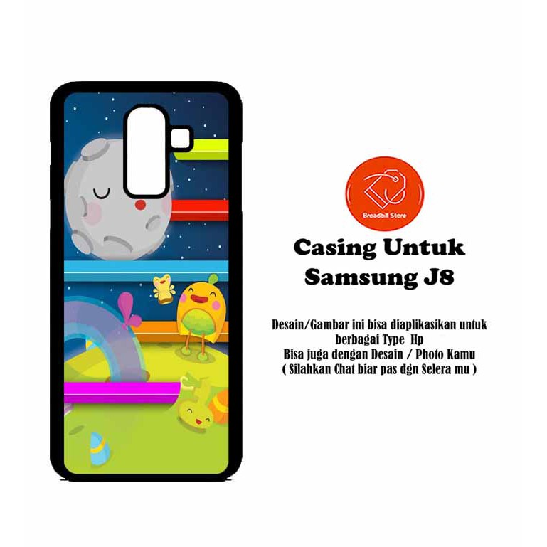 Casing Hardcase HP Samsung J8 Cute Wallpaper BLS