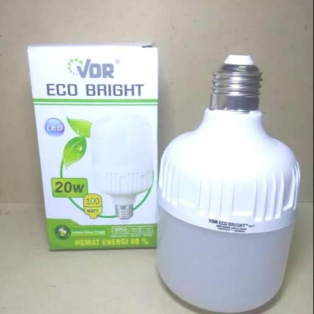 Lampu Bohlam LED VDR Eco Bright 20Watt