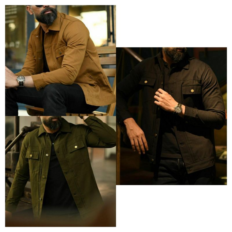 Trucker Jacket Heymale caramel S