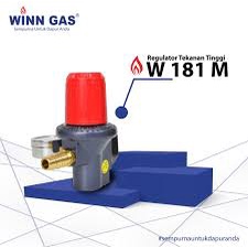 Regulator Tekanan Tinggi Plus Meter Winn Gass W 181 M