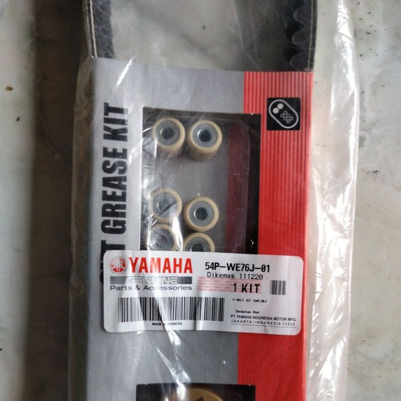 vanbel, vanbelt, vbelt set ORI mioj asy,Mio GT asl Yamaha original 54p