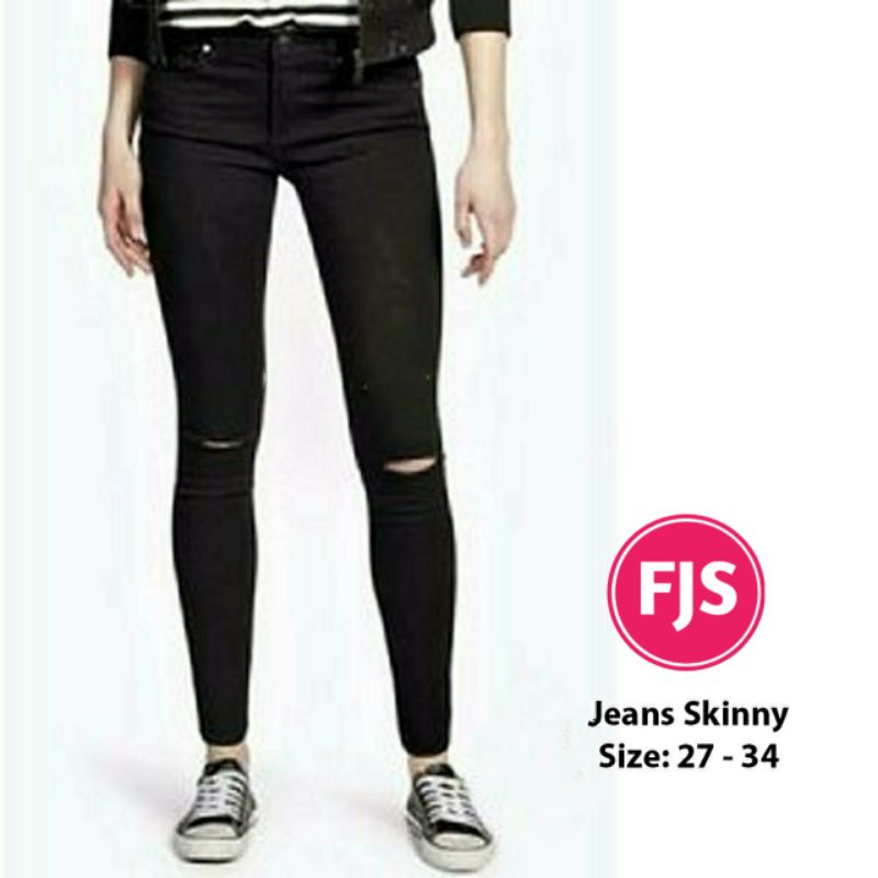 celana jeans cewek/celana cewek sobek/celana panjang cewek