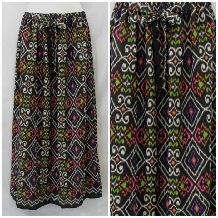 Promo Rok Motif Tenun Panjang