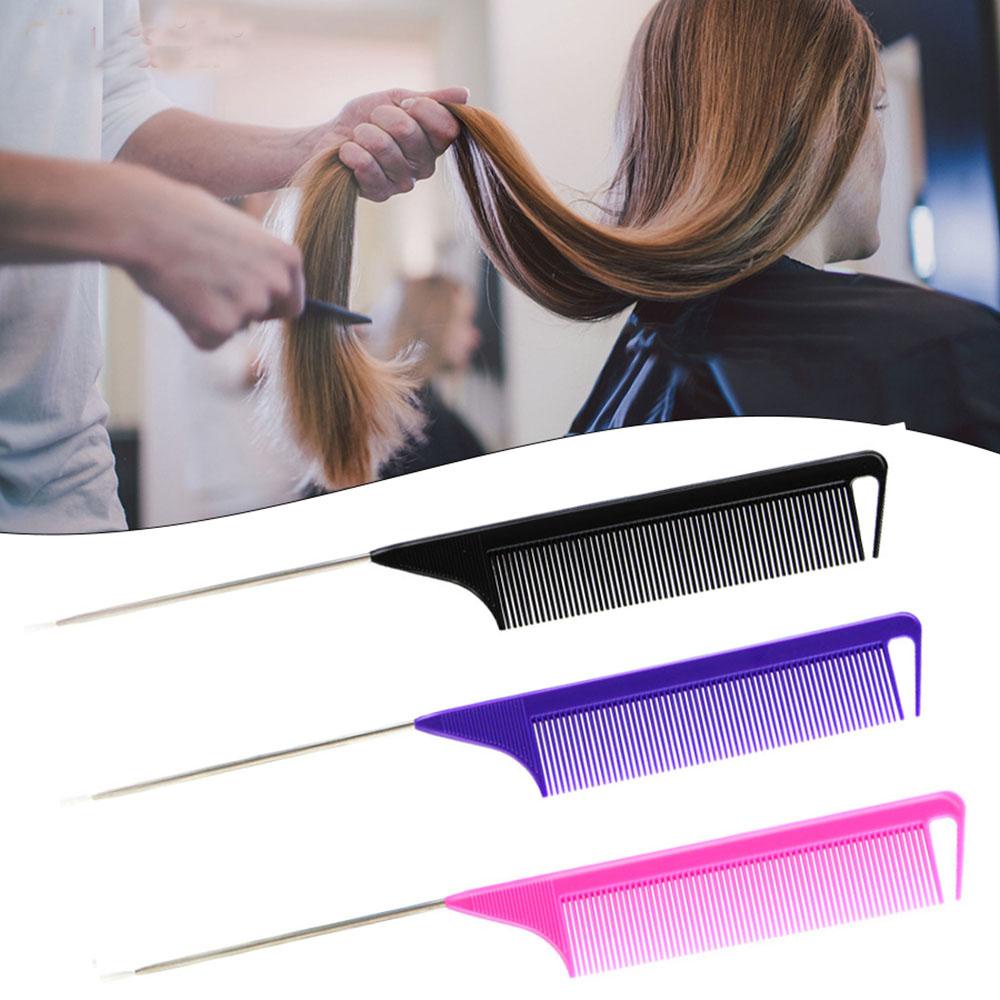 Needway Sisir Ekor Rambut Profesional Gigi Halus Anti-Statis Sikat Rambut Lurus