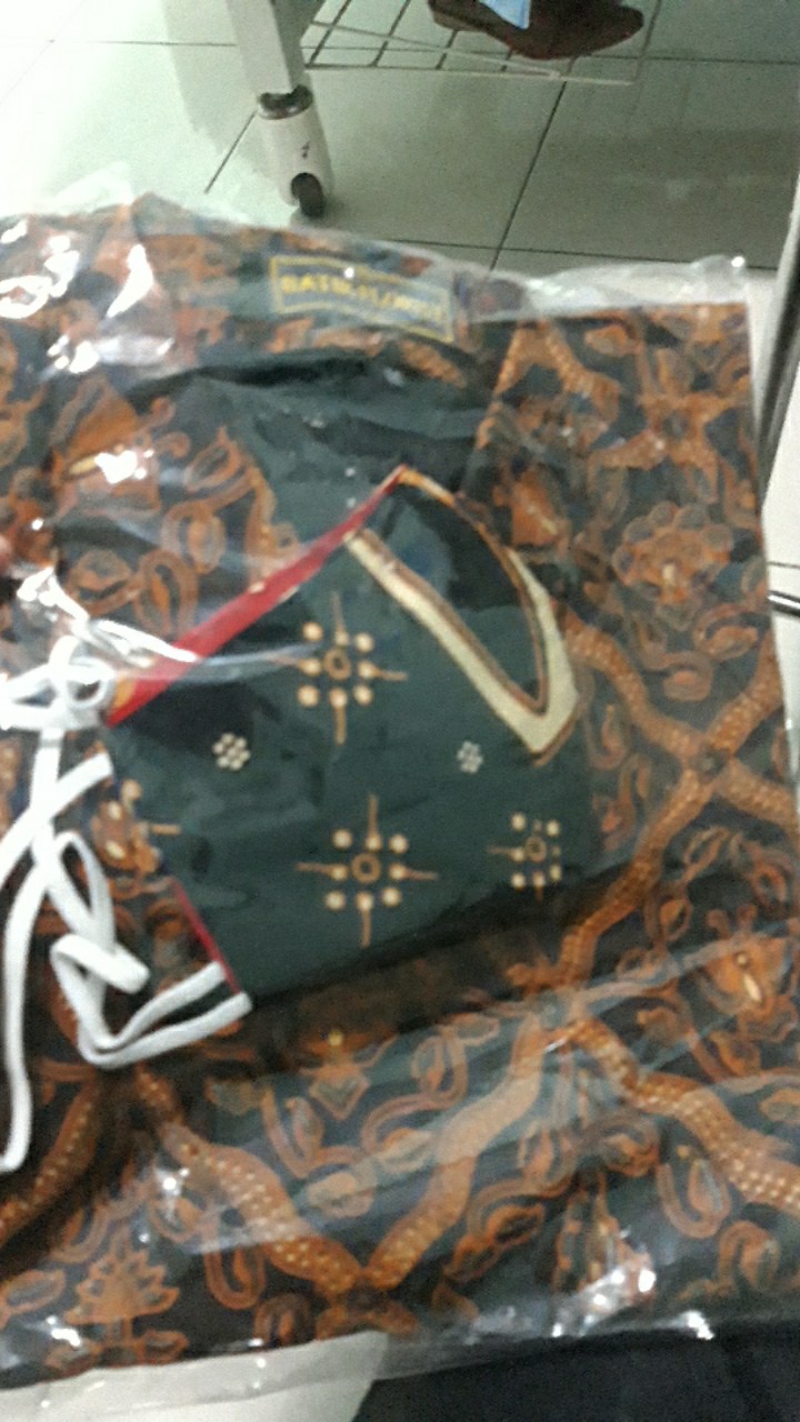 Baju Batik Pria | Sidoluhur Sogan Lengan Pendek Regular Fit Lapis Furing | By Batik Florist