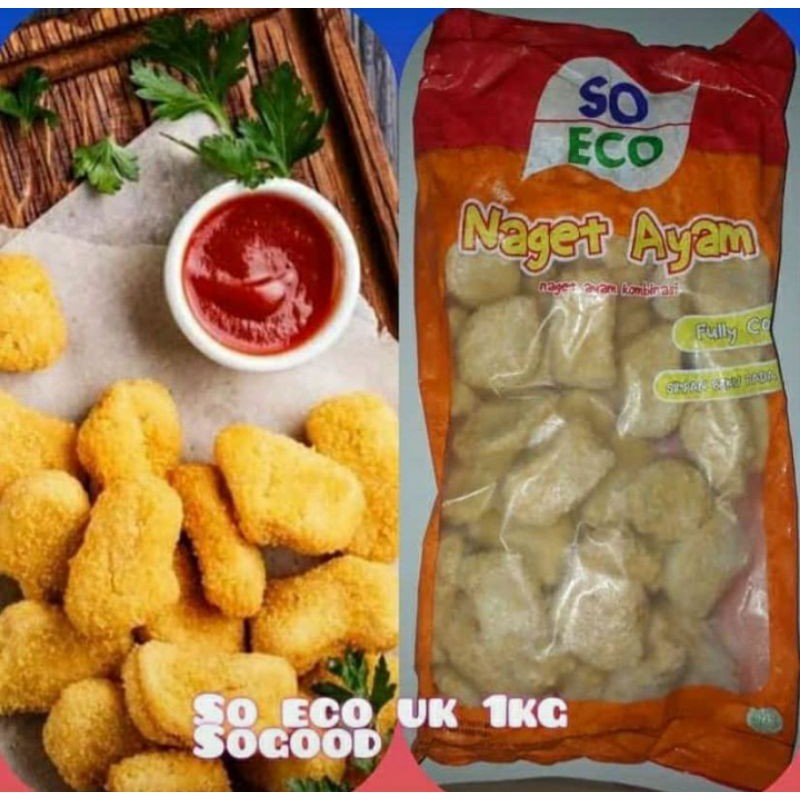 

Naget Nugget So Eco 1kg isi 75pcs