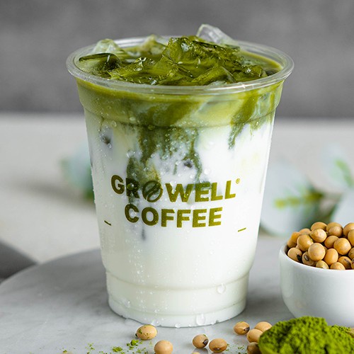 

Growell Iced Matcha Soy Latte 12Oz