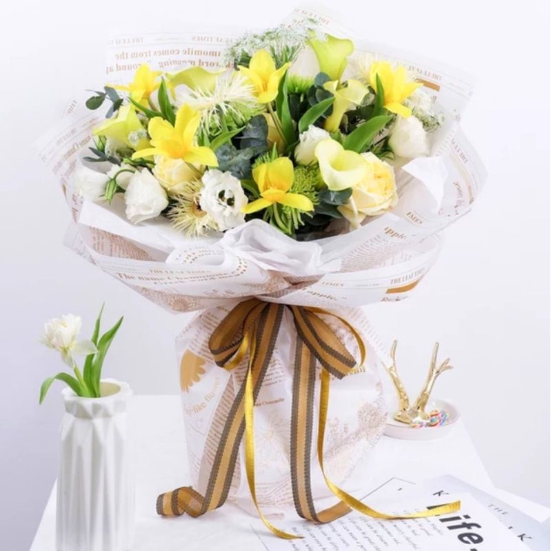 FLOWER WRAPPING CELLOPHANE KORAN / BUNGKUS BUNGA MOTIF KORAN