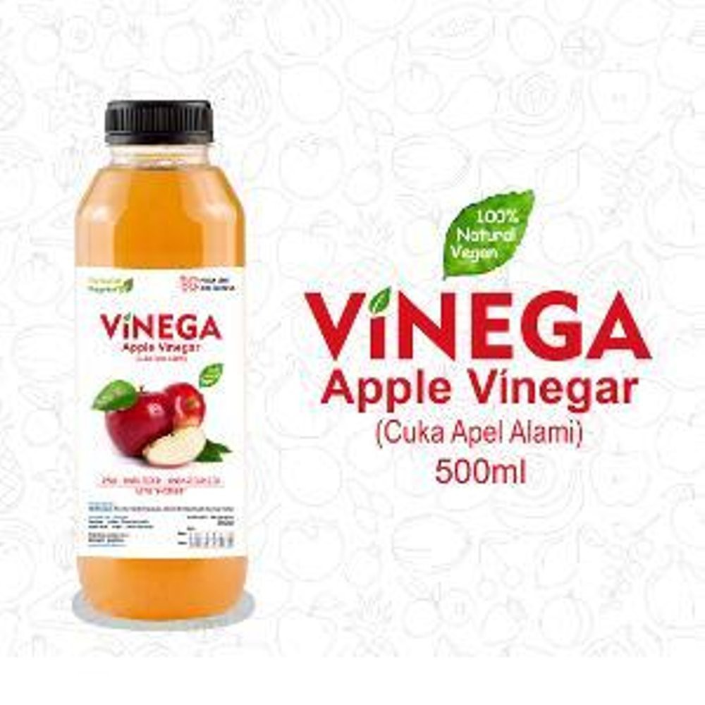 Jual Cuka Apel Vinega 500ml Apple Cider Vinegar Shopee Indonesia