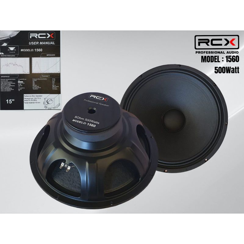 SPEAKER RCX 15" 1560 speker RCX SPEAKER PA RCX