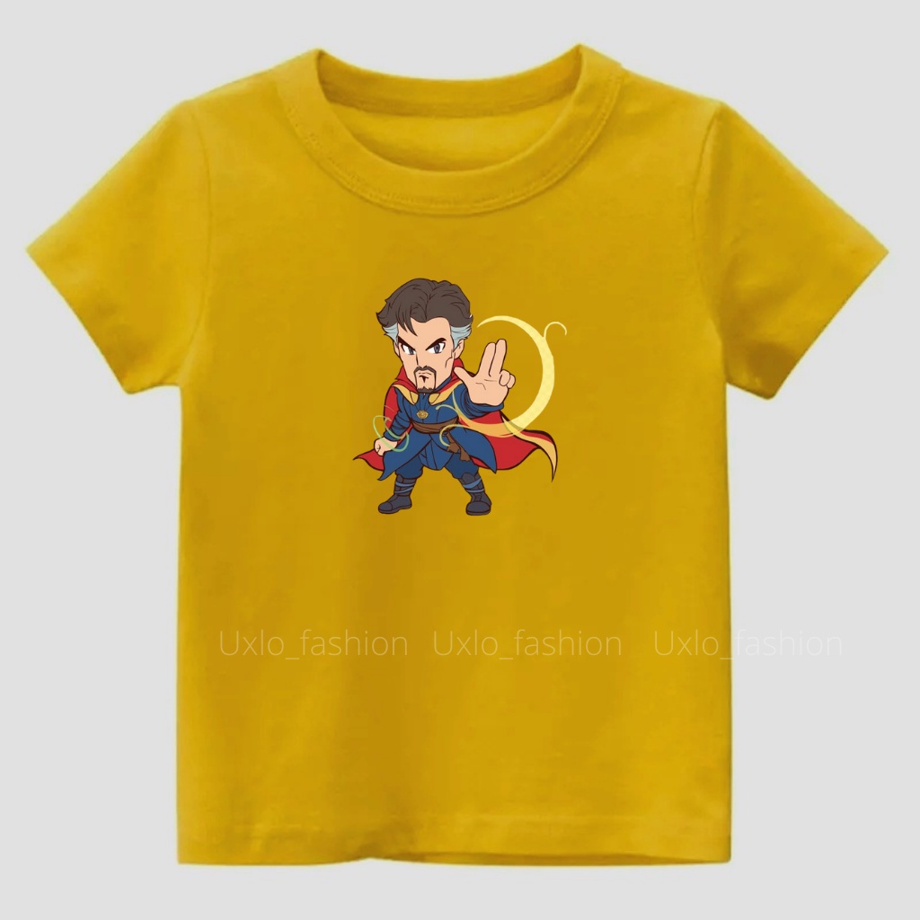 KAOS ANAK LAKI LAKI KARTUN SUPERHERO MARVEL DR STRANGE UMUR 2 SAMPAI 9 TAHUN UXLO FASHION