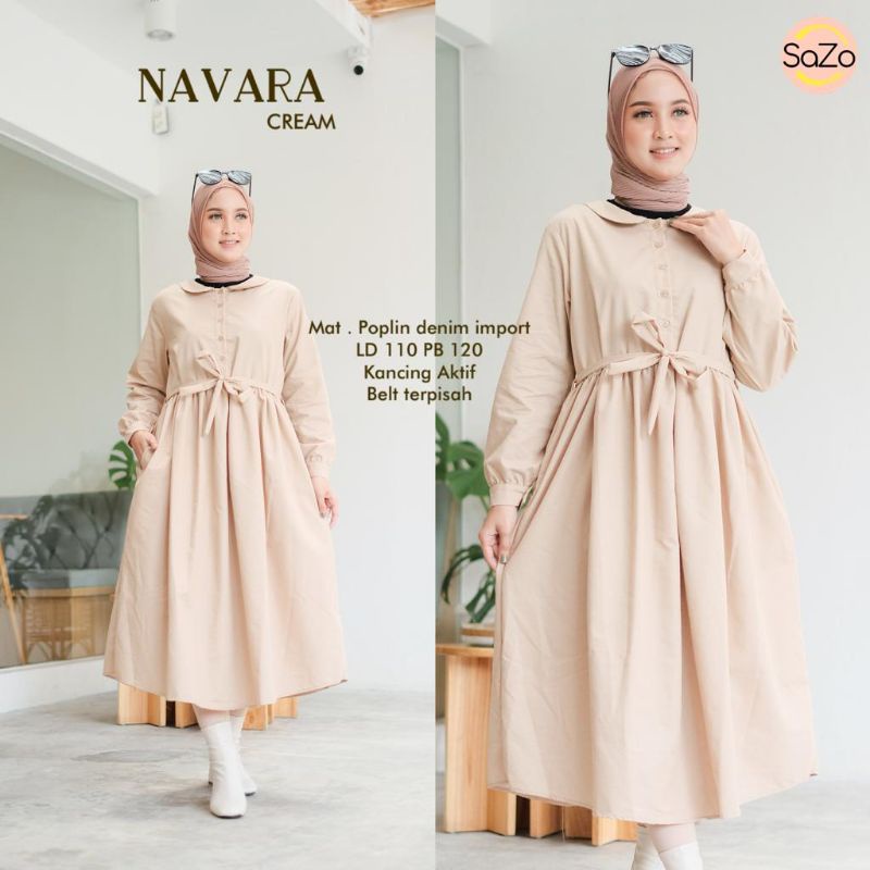 NAVARA GAMIS MIDI TERBARU BY SAZO