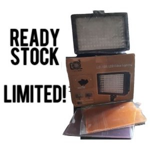 Promo Canon Nikon Sony   HD 160 LED Video Lighting for Camera DV Camcorder TERMURAH Limited