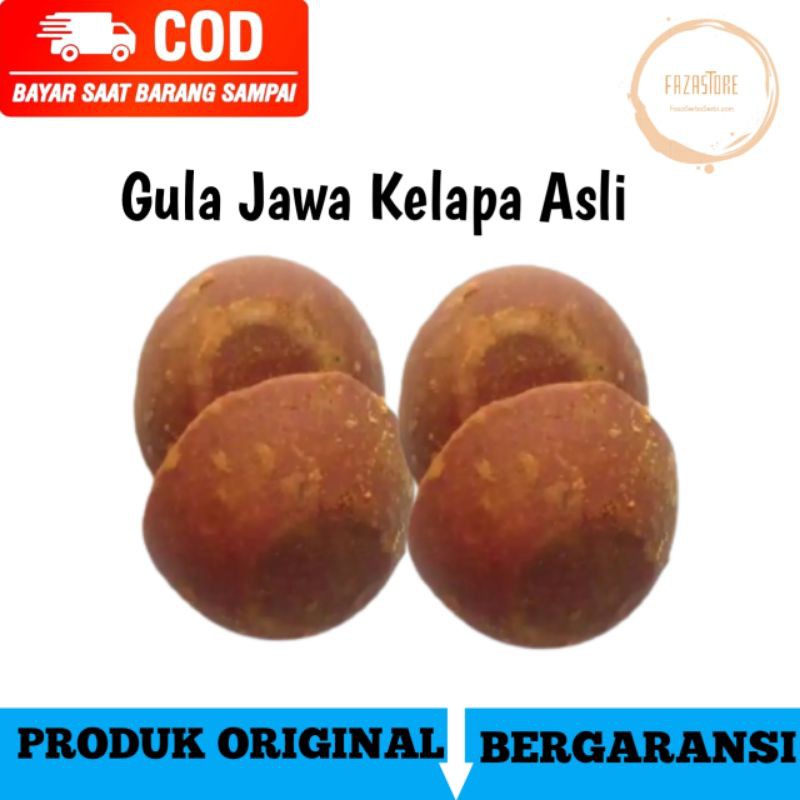 

Gula Merah Batok Kelapa Jawa Asli Original 1 Kg