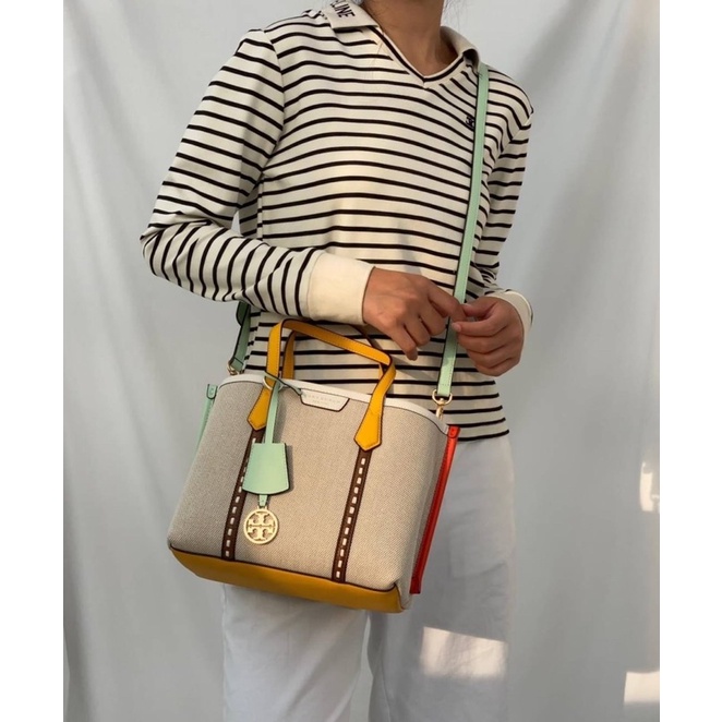 TB Perry Triple Compartment Canvas Tote