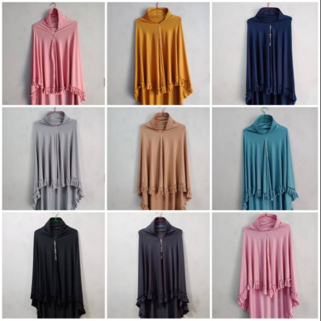Grosir Hijab Khimar Syar'i Jumbo/Syar'i Jumbo/Syari Jumbo/Jilbab Syar'i Jumbo/Jilbab Syari Jumbo