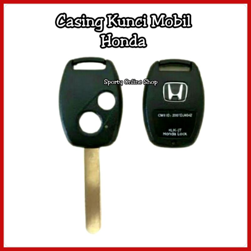 Casing Remote Kunci Mobil Honda Jazz, New City, Brio, Freed DLL 2 Tombol