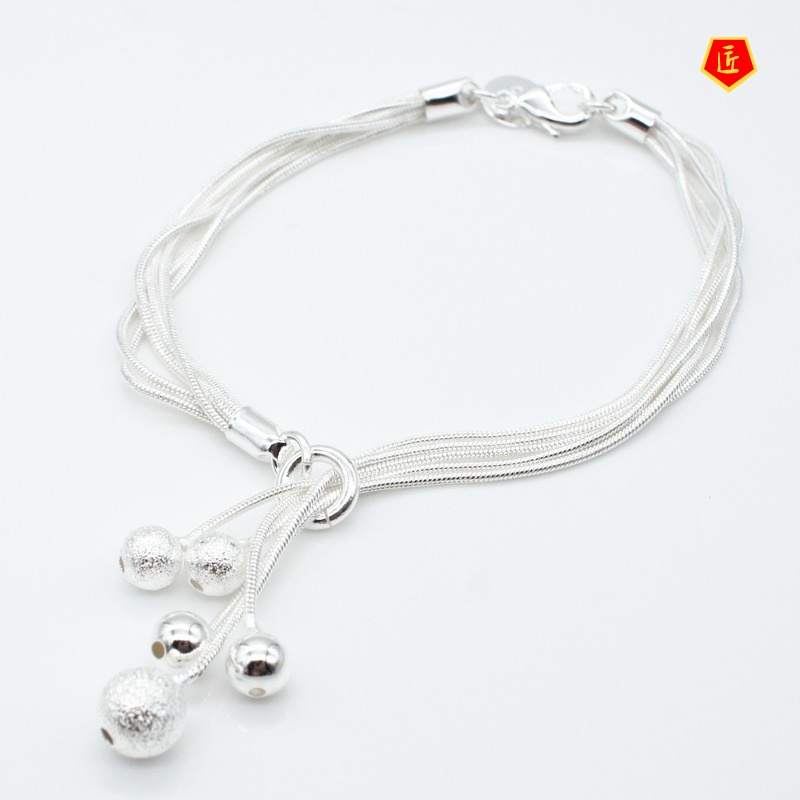 [Ready Stock]Exquisite Creative Small Sliver Beads Bracelet