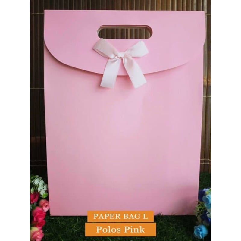 

Paper Bag Motif / Tas Kertas Kado / Tas Ulang tahun - L Polos Series