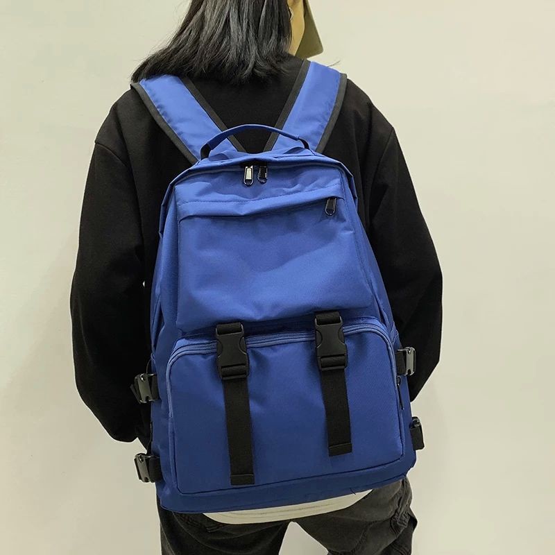 Ransel Wanita Fashion Ransel Laptop Pria Tahan Air Ransel Sekolah untuk Anak Perempuan Perempuan Tas Travel Anti Maling Hitam Polofelix Backpack